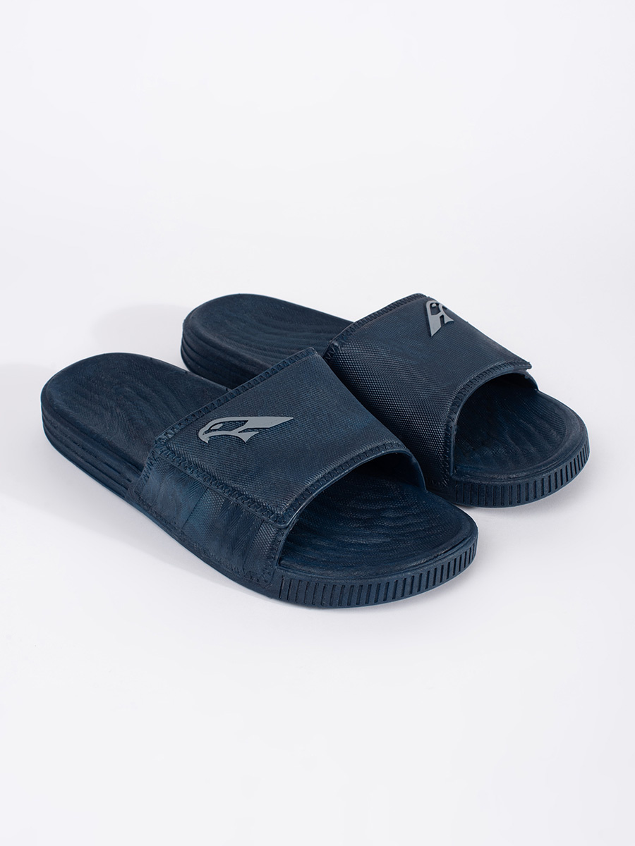 Shelvt Mens Blue Flip Flops