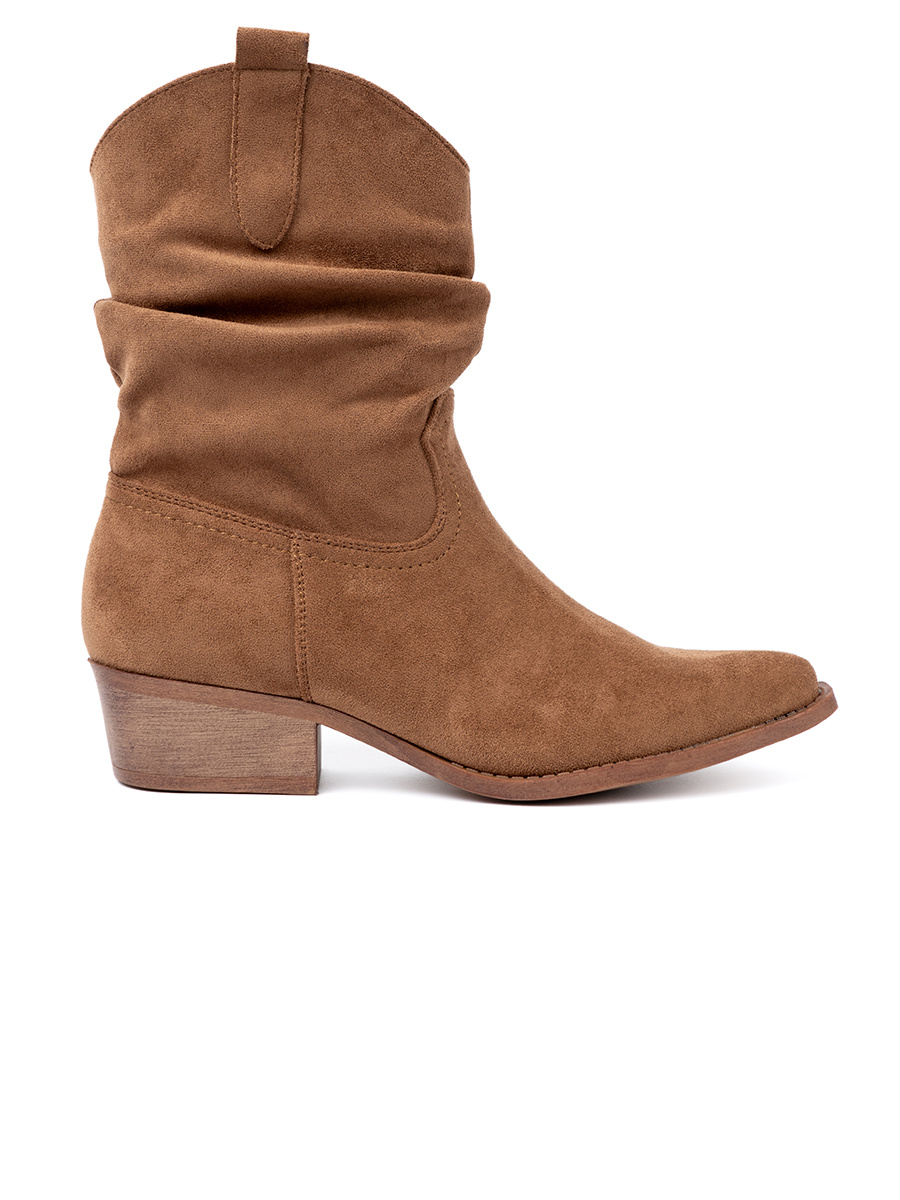 Shelvt Brown womens ankle boots with a classic cut