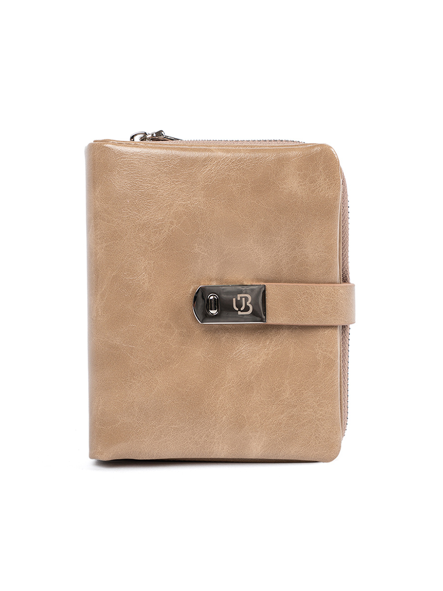 Shelvt Beige elegant women's wallet