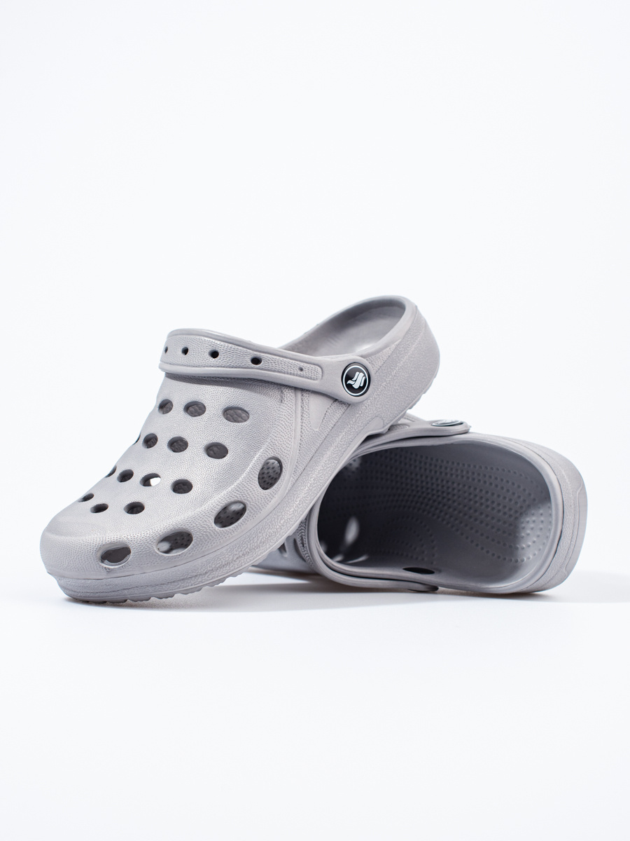 Shelvt lightweight boys slippers grey