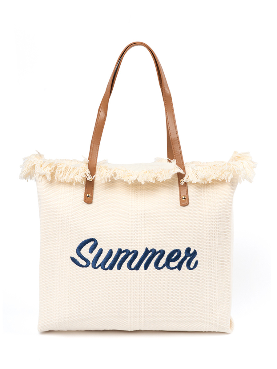 Shelvt Beach bag with Summer inscription