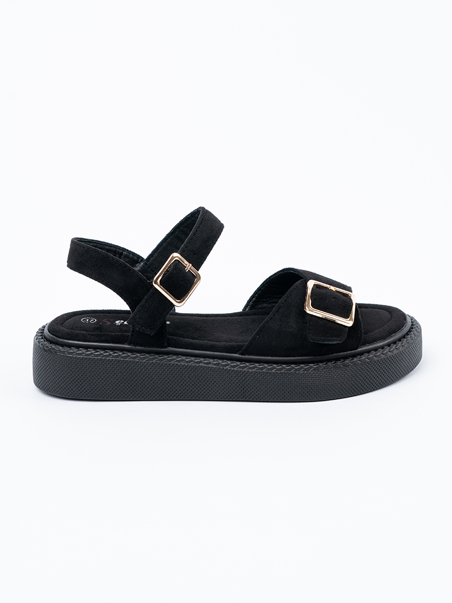 SEASTAR Black sandals with buckle