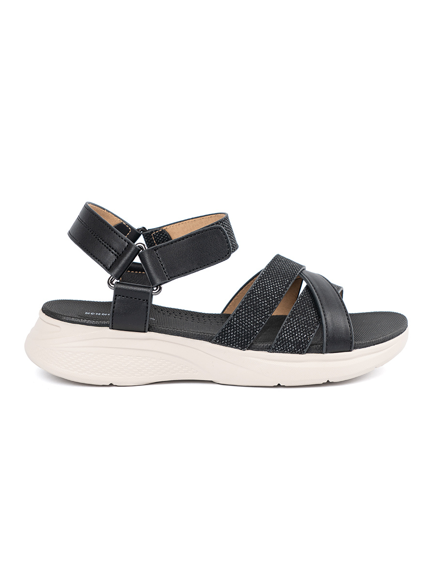 SERGIO LEONE Womens sandal on a white platform