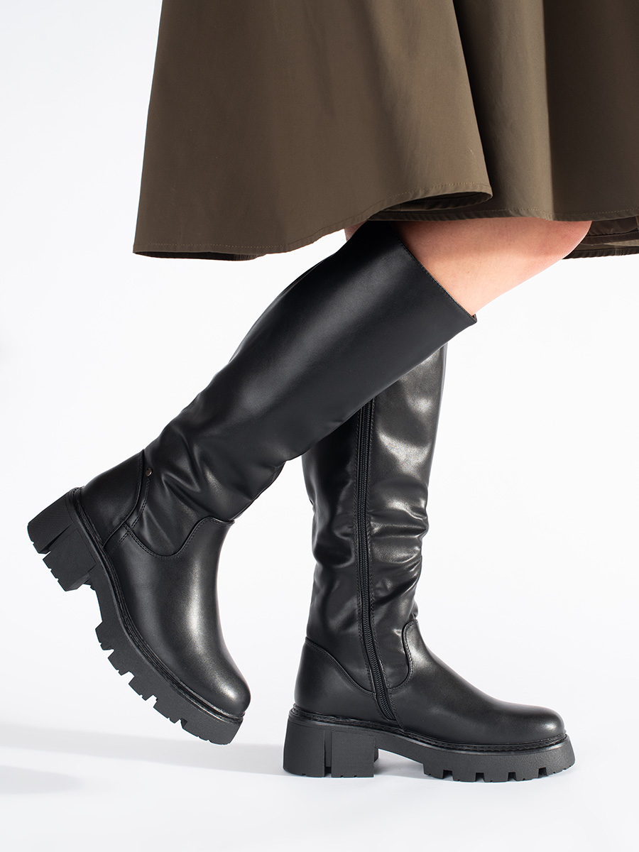 Womens black boots SERGIO LEONE