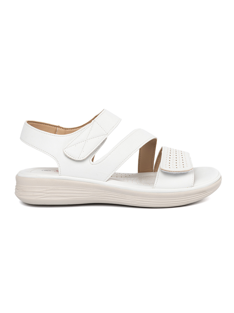 SEASTAR Womens white Velcro sandals