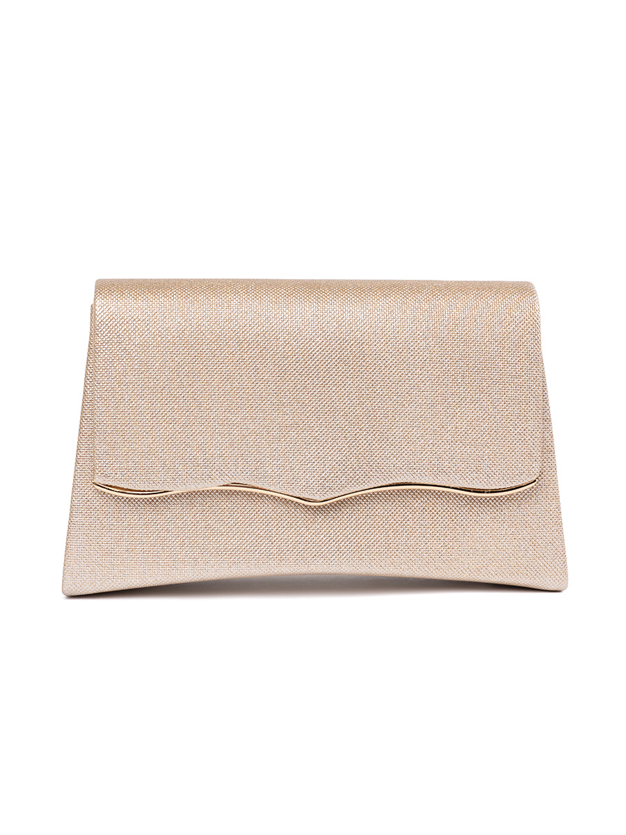 Shelvt Small gold handbag with chain