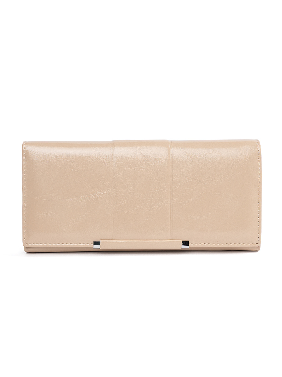Shelvt Elegant womens beige wallet