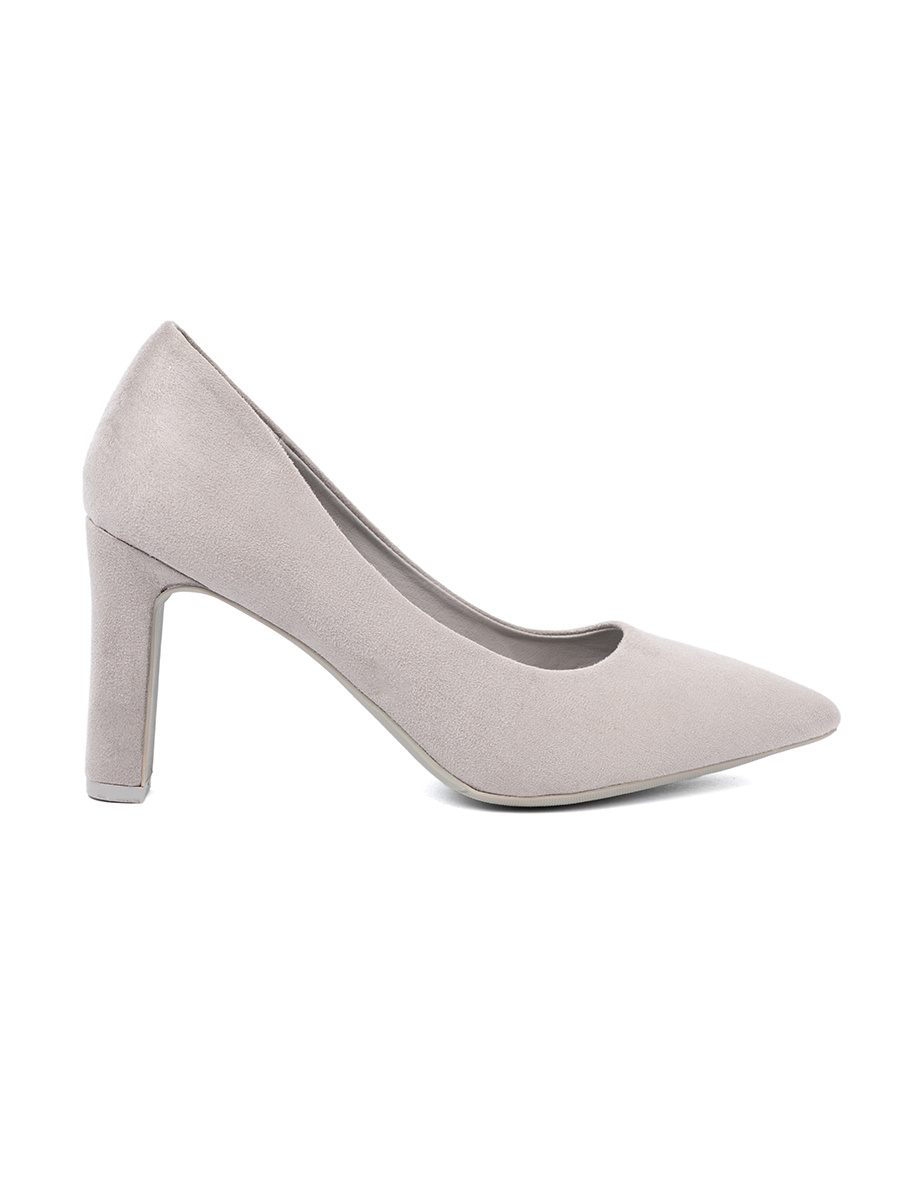 SEASTAR Classic gray suede heeled stilettos