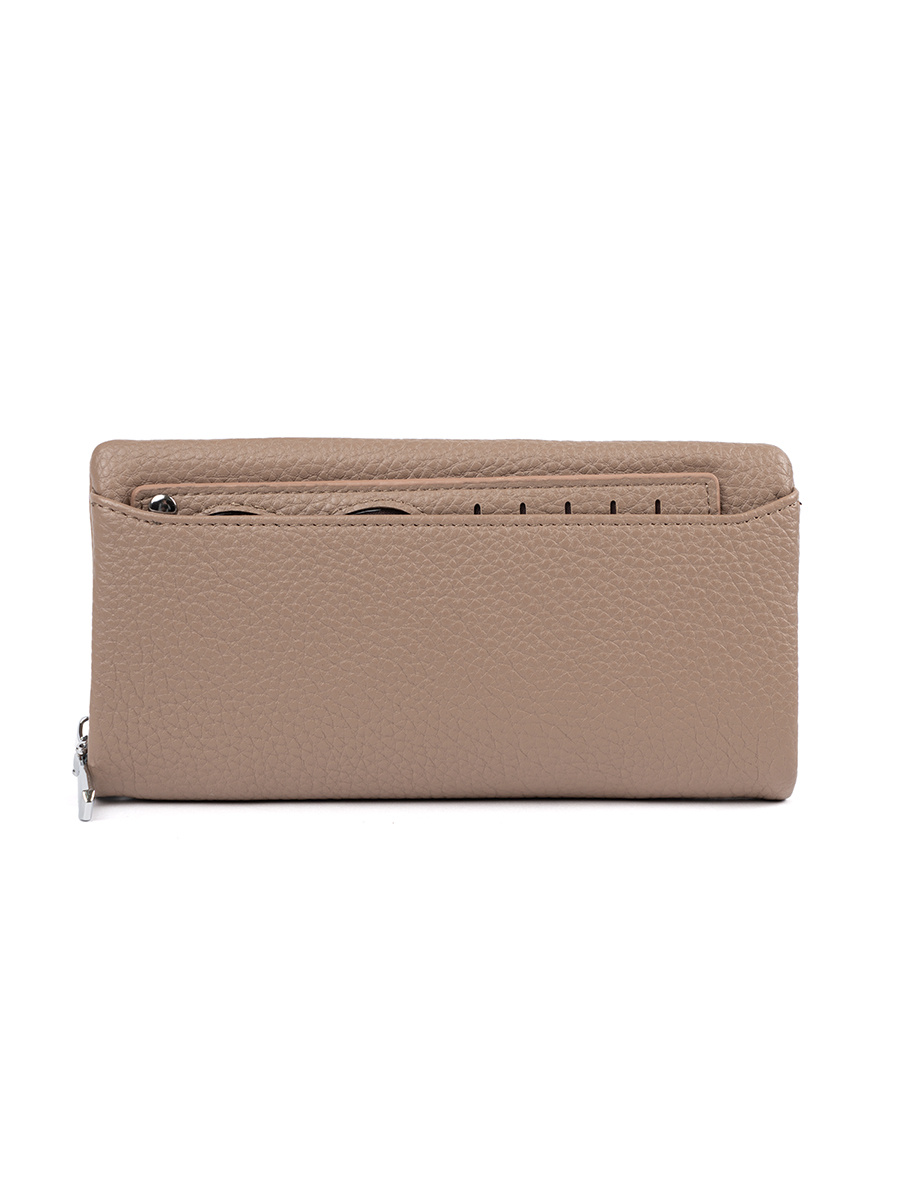 Shelvt Beige large womens wallet