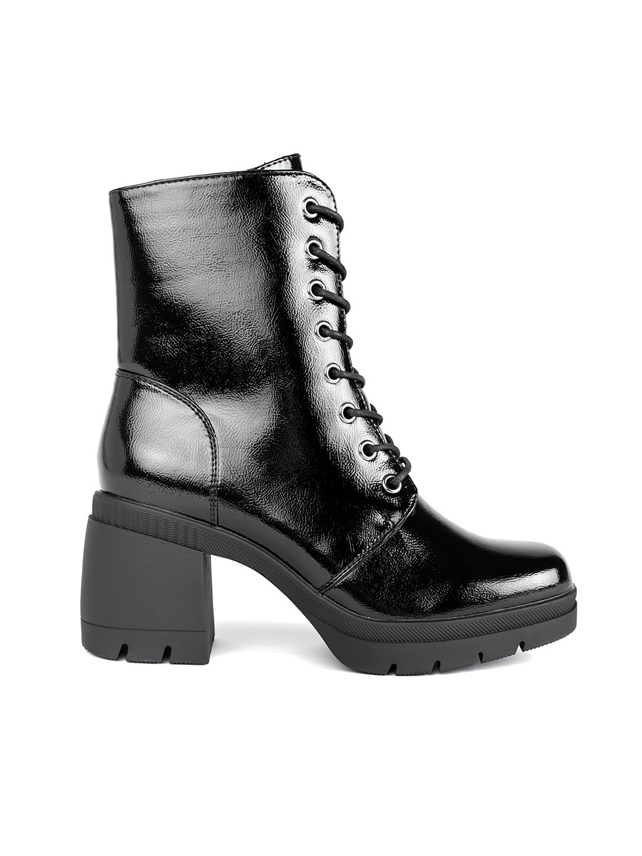 High lace-up ankle boots black Sergio Leone