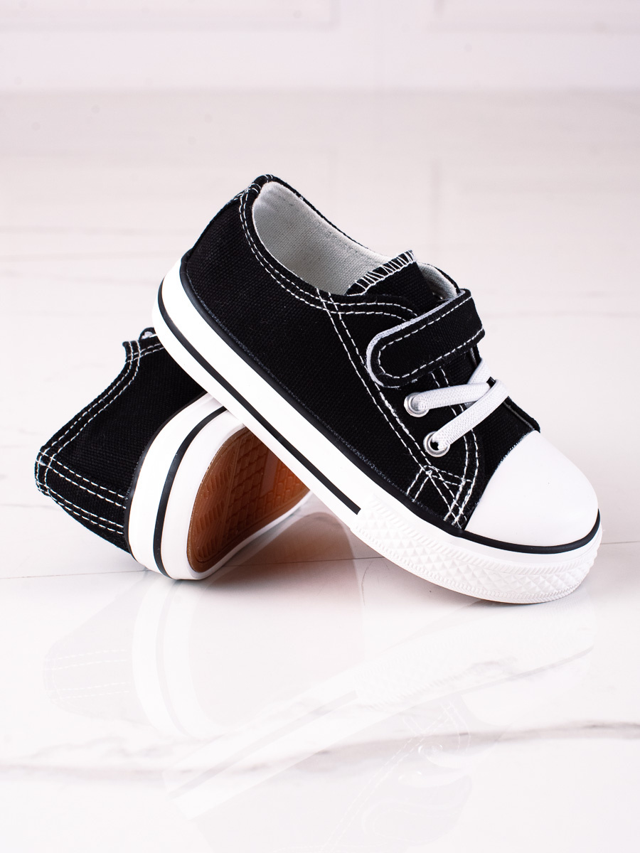 Boys sneakers Vico fabric black