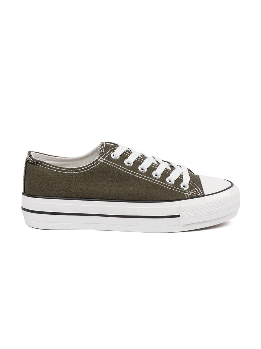 Shelvt Women's sneakers dark green