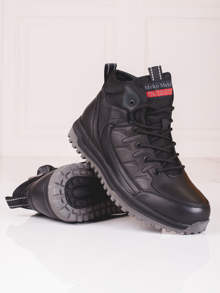 Shelvt Mens high boots black