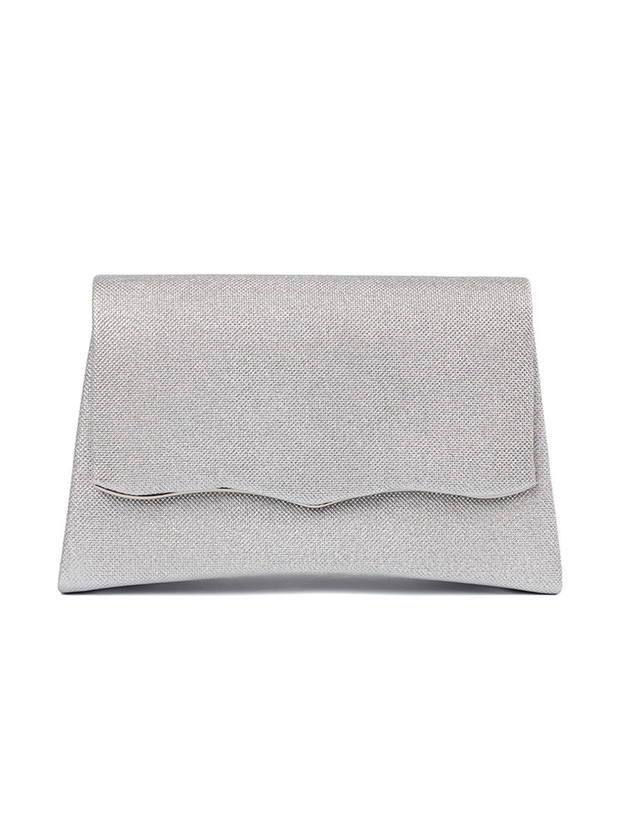 Shelvt Small silver handbag with chain