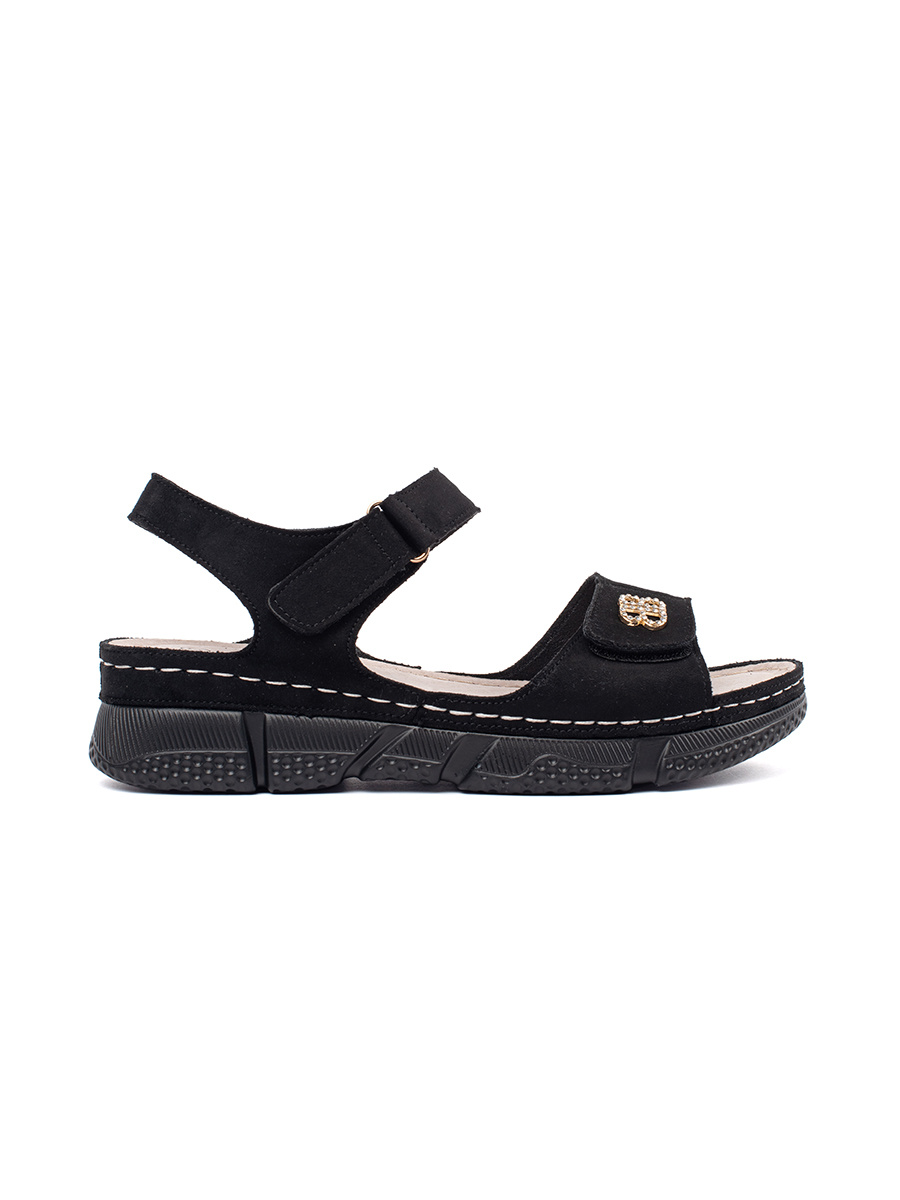 GOODIN Womens Black Sandals