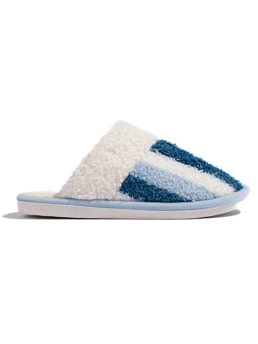 Shelvt Warm striped slippers