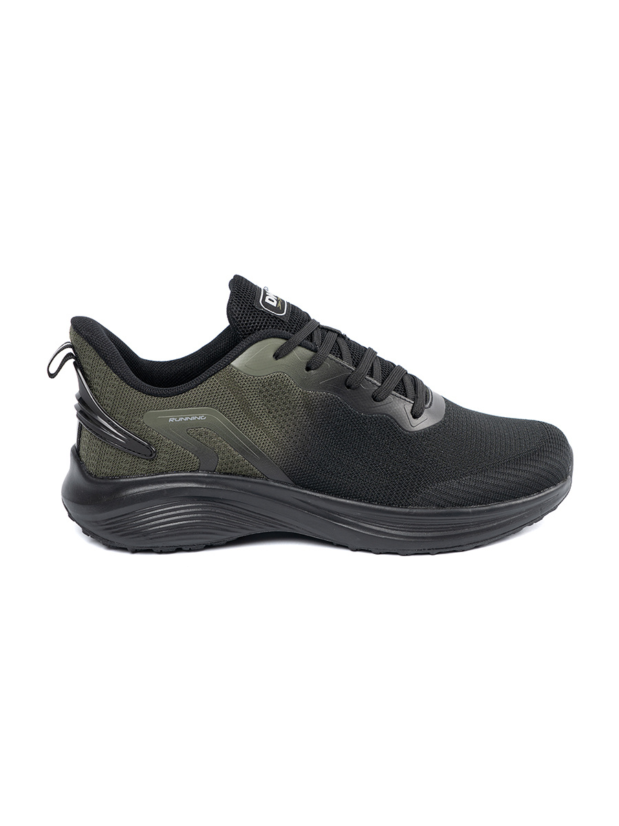 DK Black and green mens sports shoes