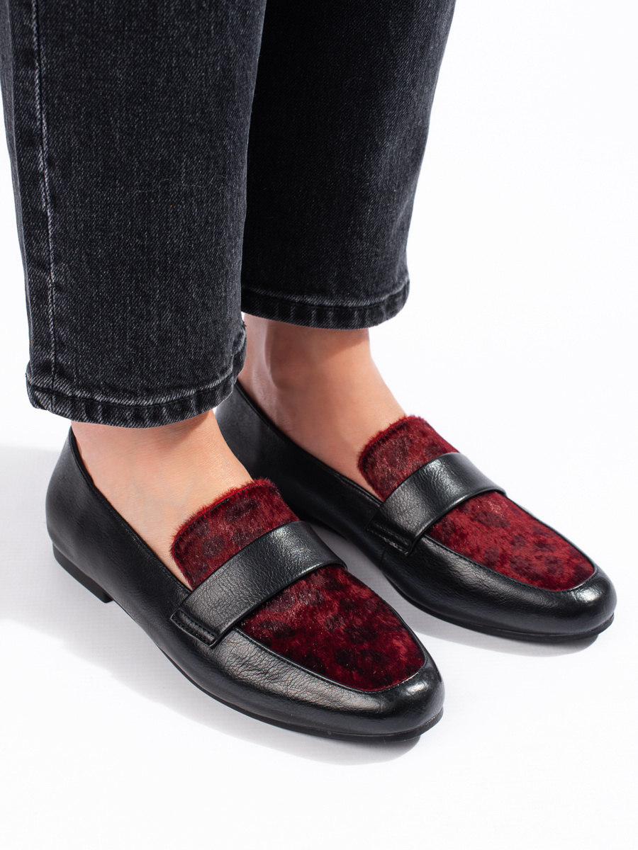 Mocasini dama, Shelvt Burgundy