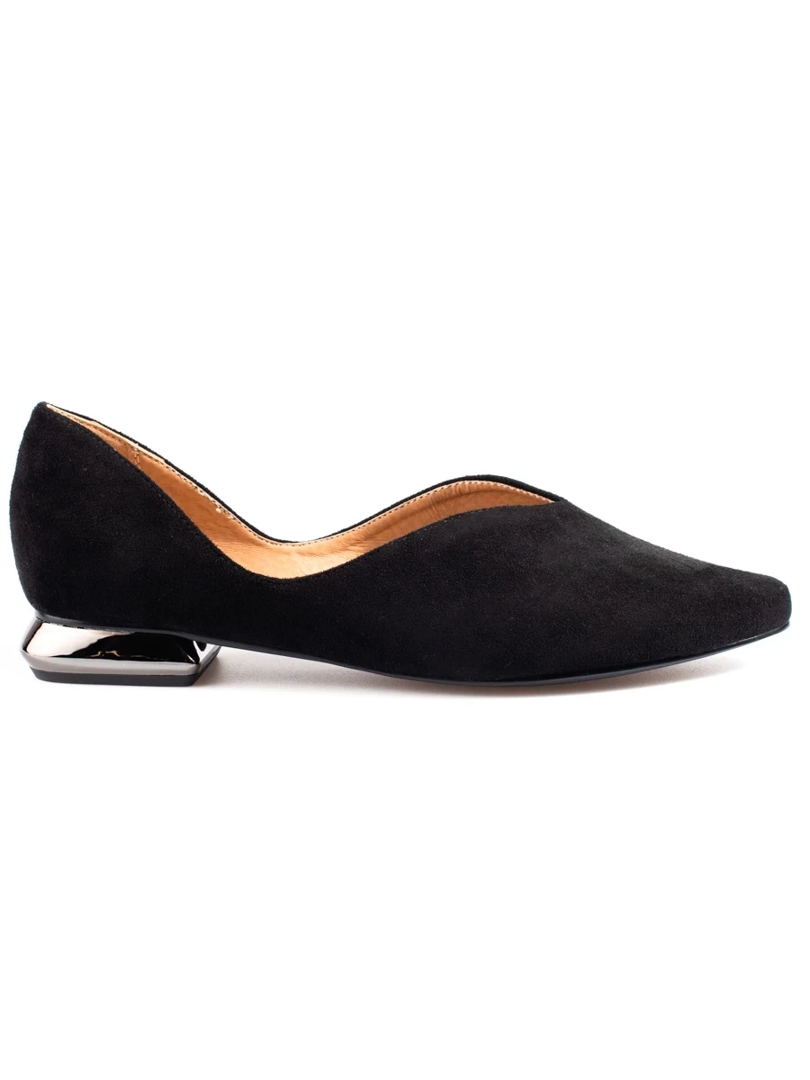 W. POTOCKI Suede ballerinas Potocki black