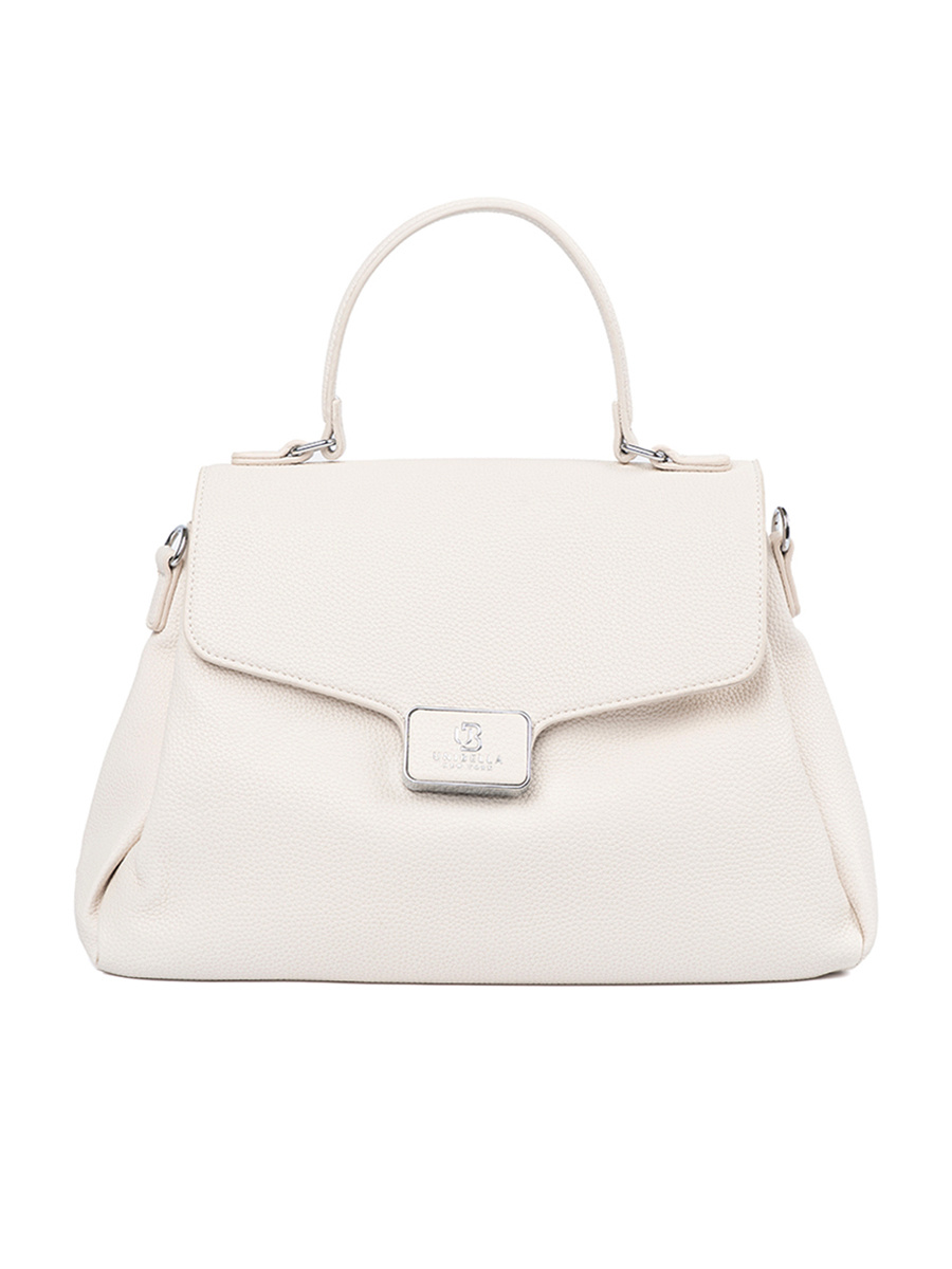 Shelvt Light beige tote bag with handle and strap