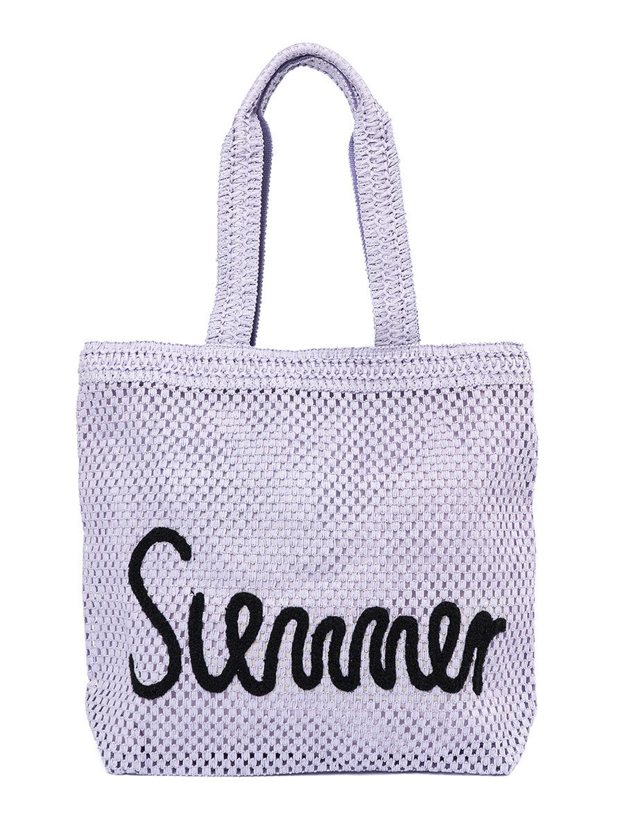 Shelvt Purple Beach Bag