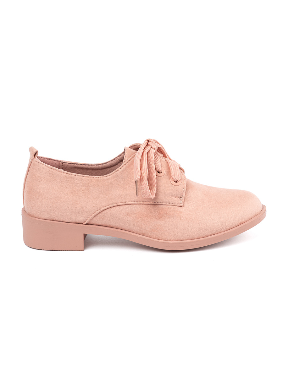 SEASTAR Light pink lace-up shoes