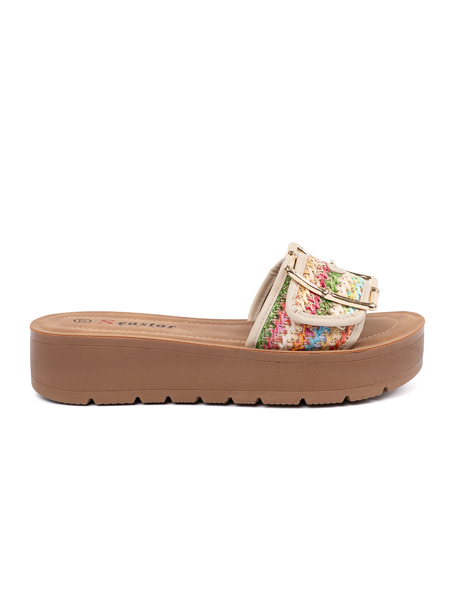 SEASTAR Multicolor flip-flops with buckle