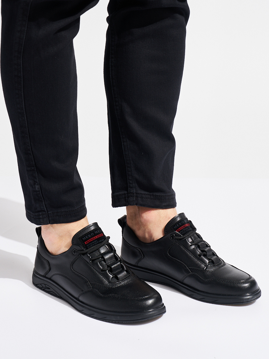 marka niezdefiniowana Mens black sports shoes
