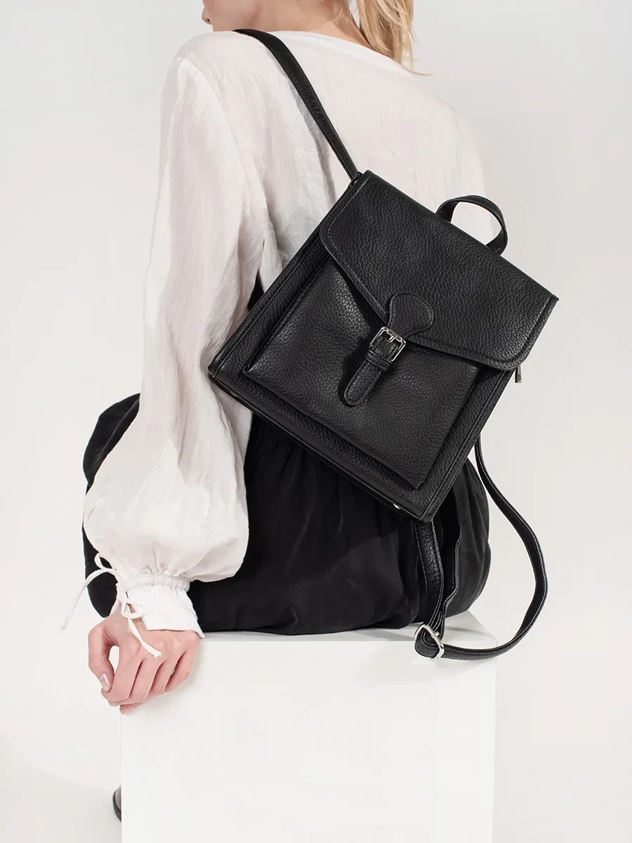 Shelvt Black womens backpack