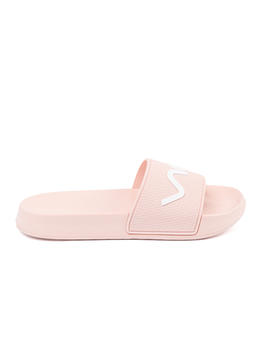 Shelvt Pink flip-flops with inscription