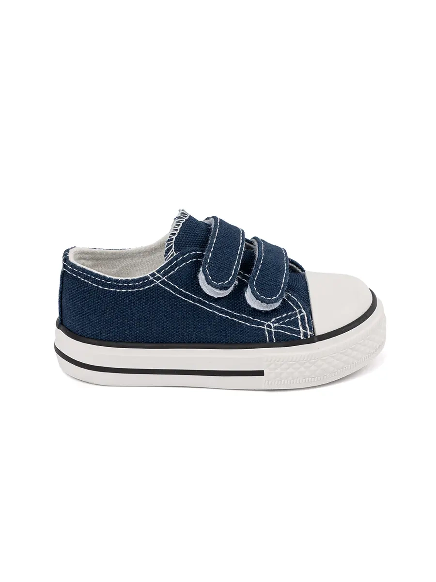 Vico childrens sneakers with velcro fastening navy blue