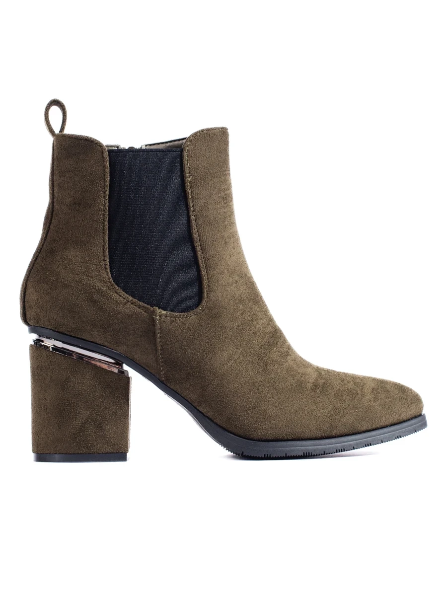 VINCEZA Dark green suede boots on Vincez post