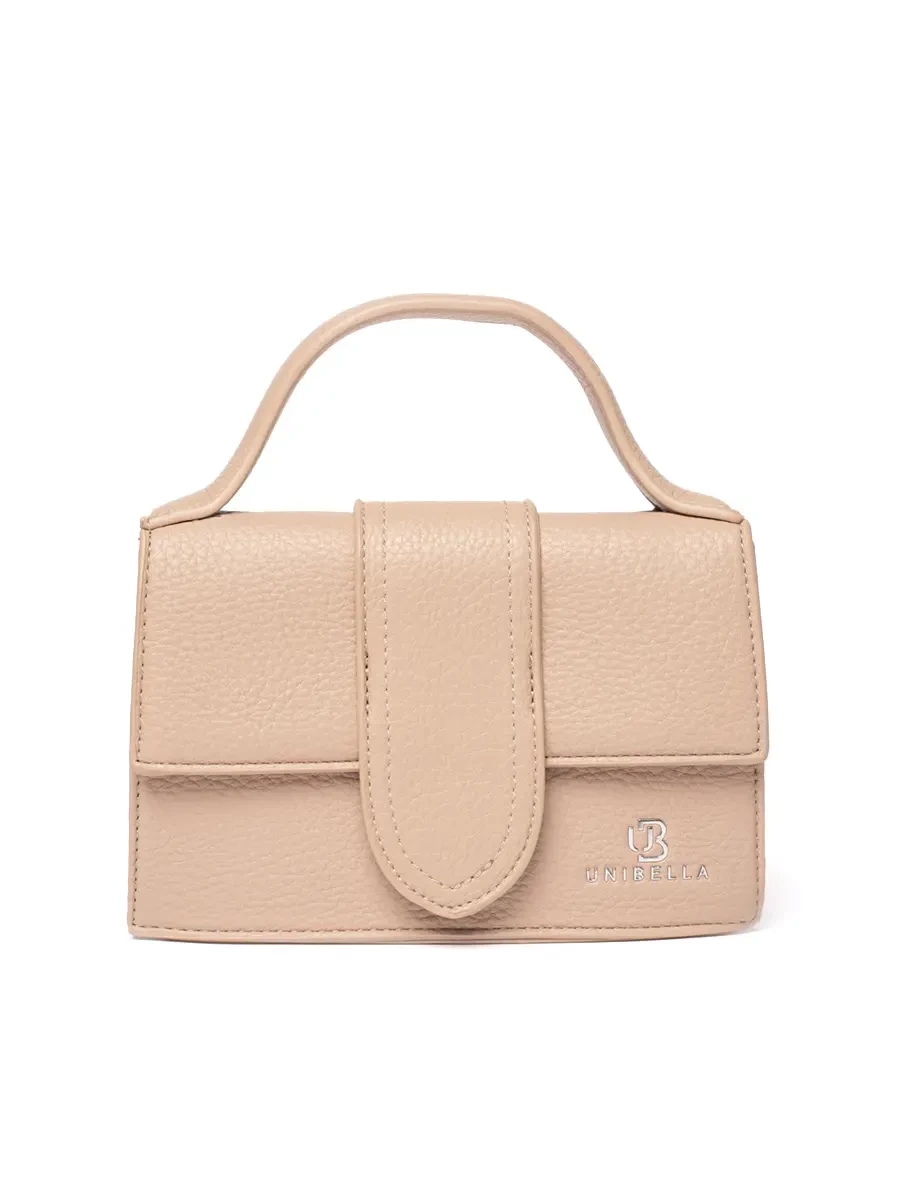 Shelvt Beige small handbag with a handle