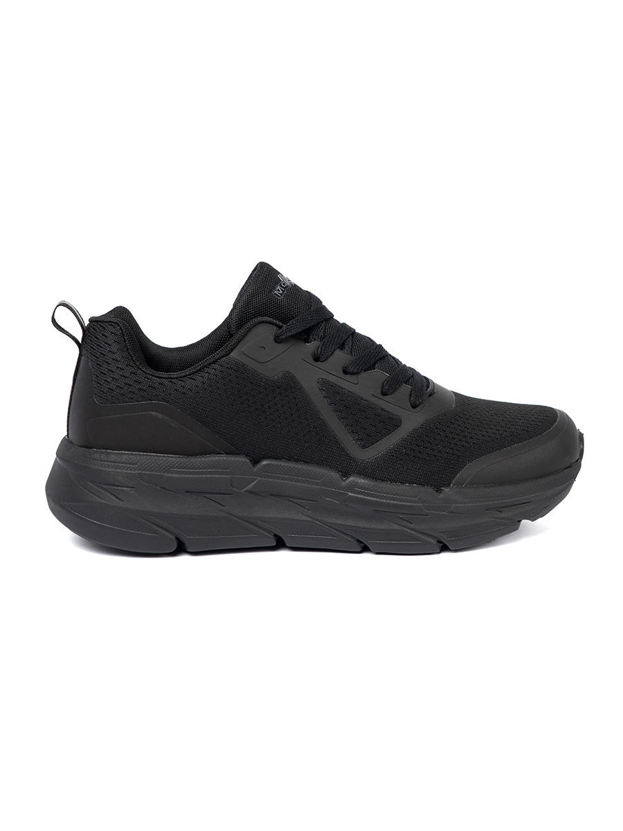 Shelvt Mens Black Sports Shoes with Mesh McArthur