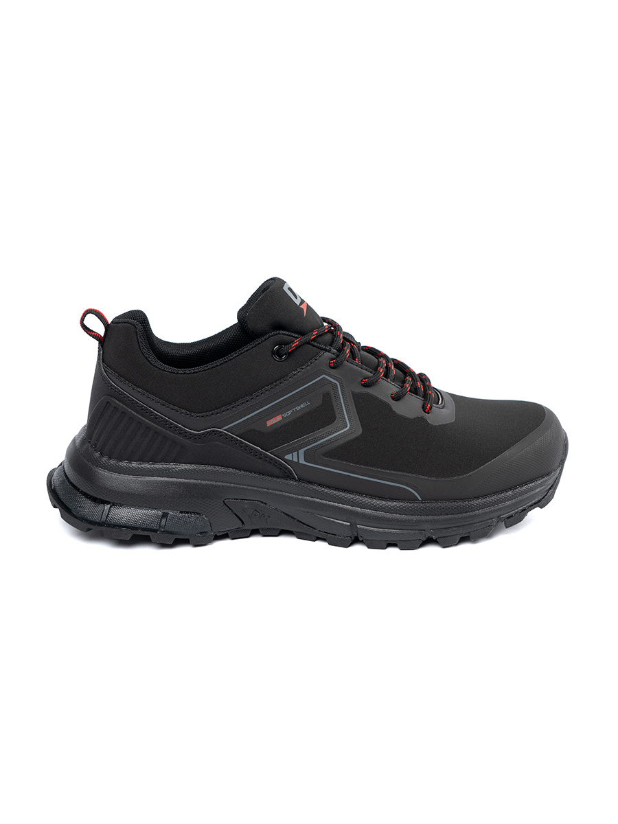 DK Black sneakers with red elements