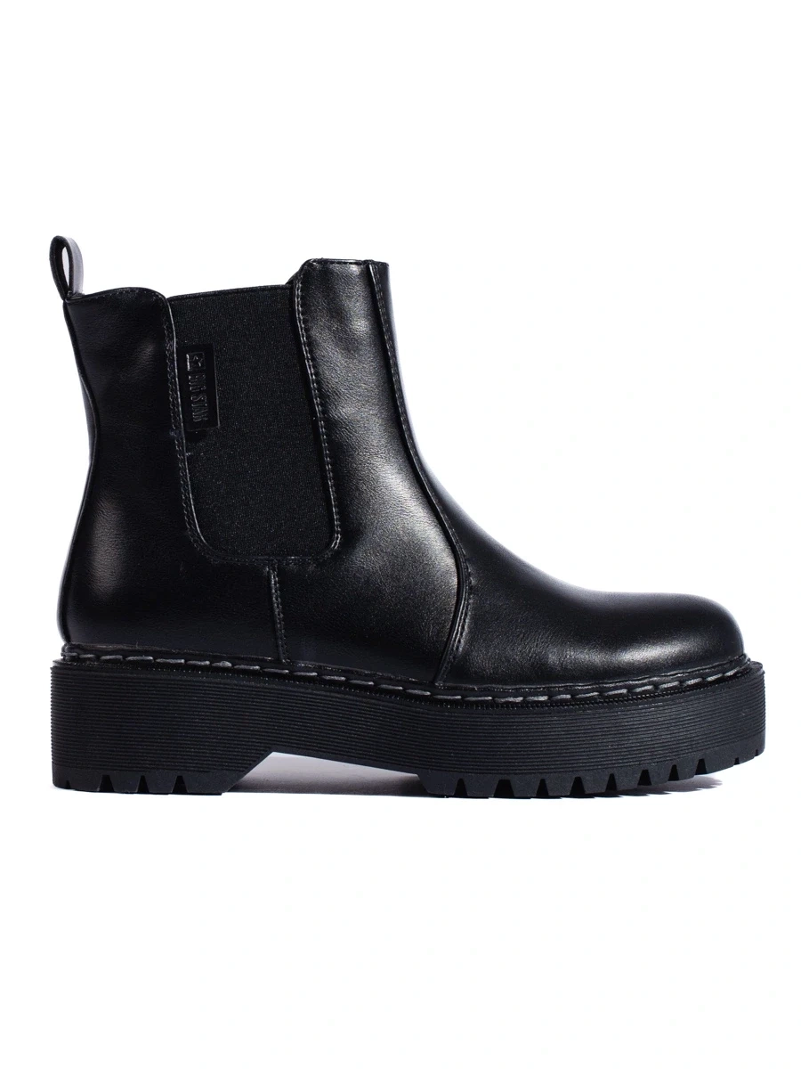 BIG STAR SHOES Womens black Chelsea boots BIG STAR II274101