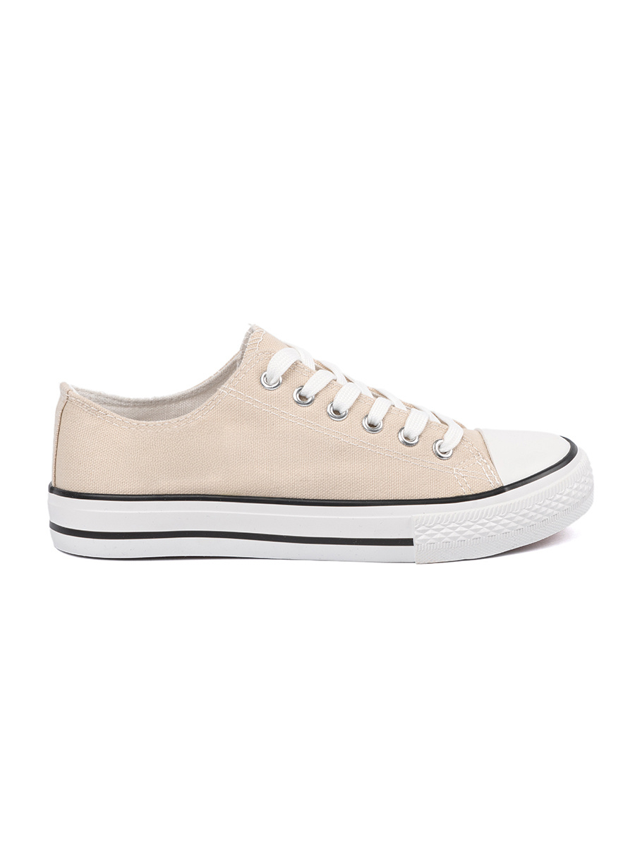 Shelvt Classic light beige womens sneakers