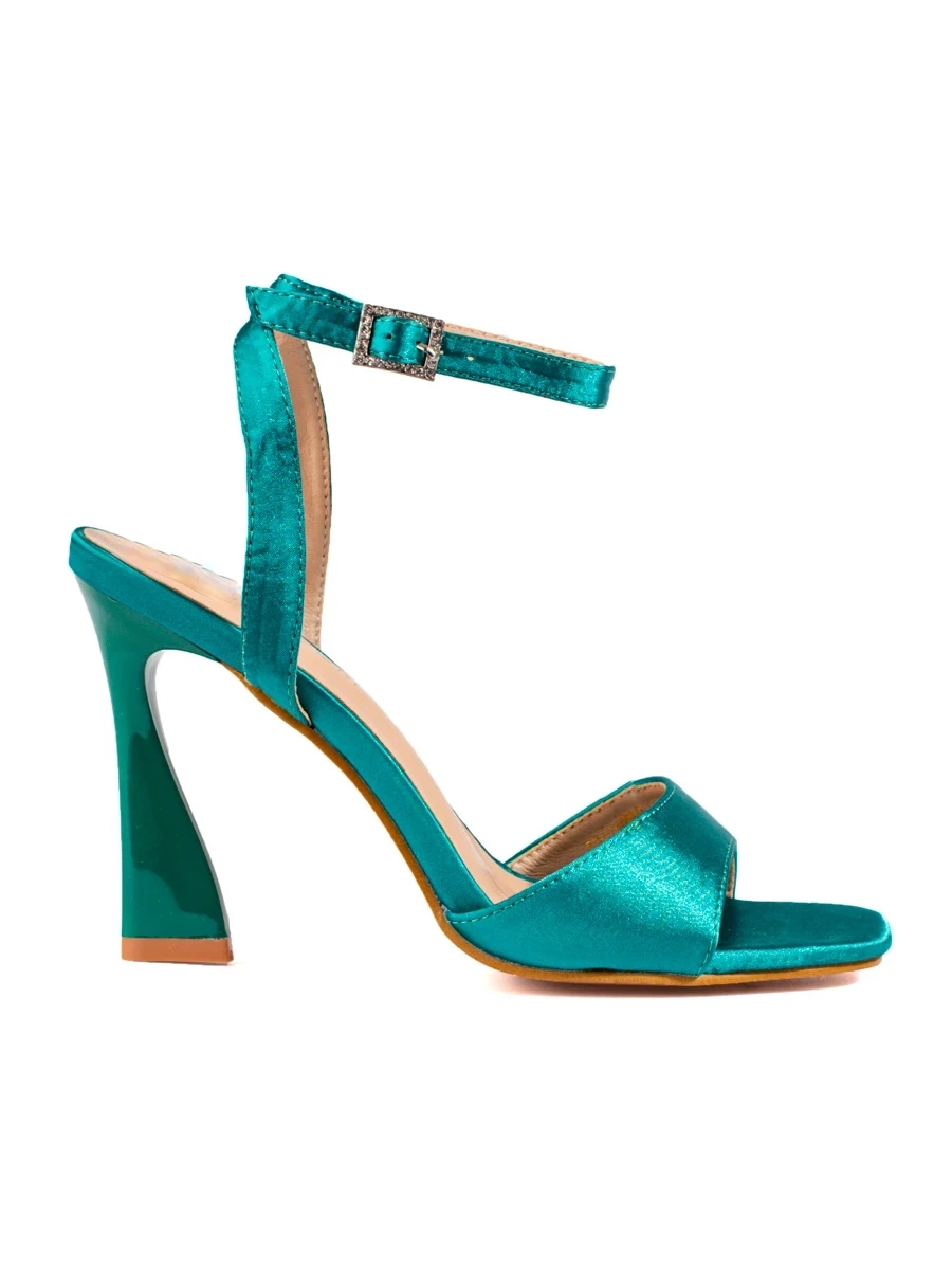 W. POTOCKI Womens heeled sandals Potocki green