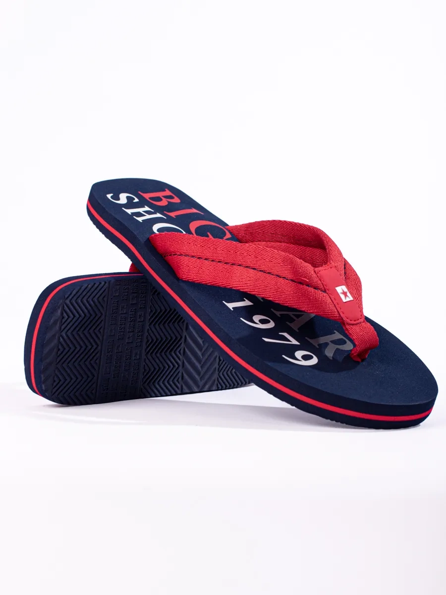 BIG STAR SHOES Mens flip-flops BIG STAR LL174613