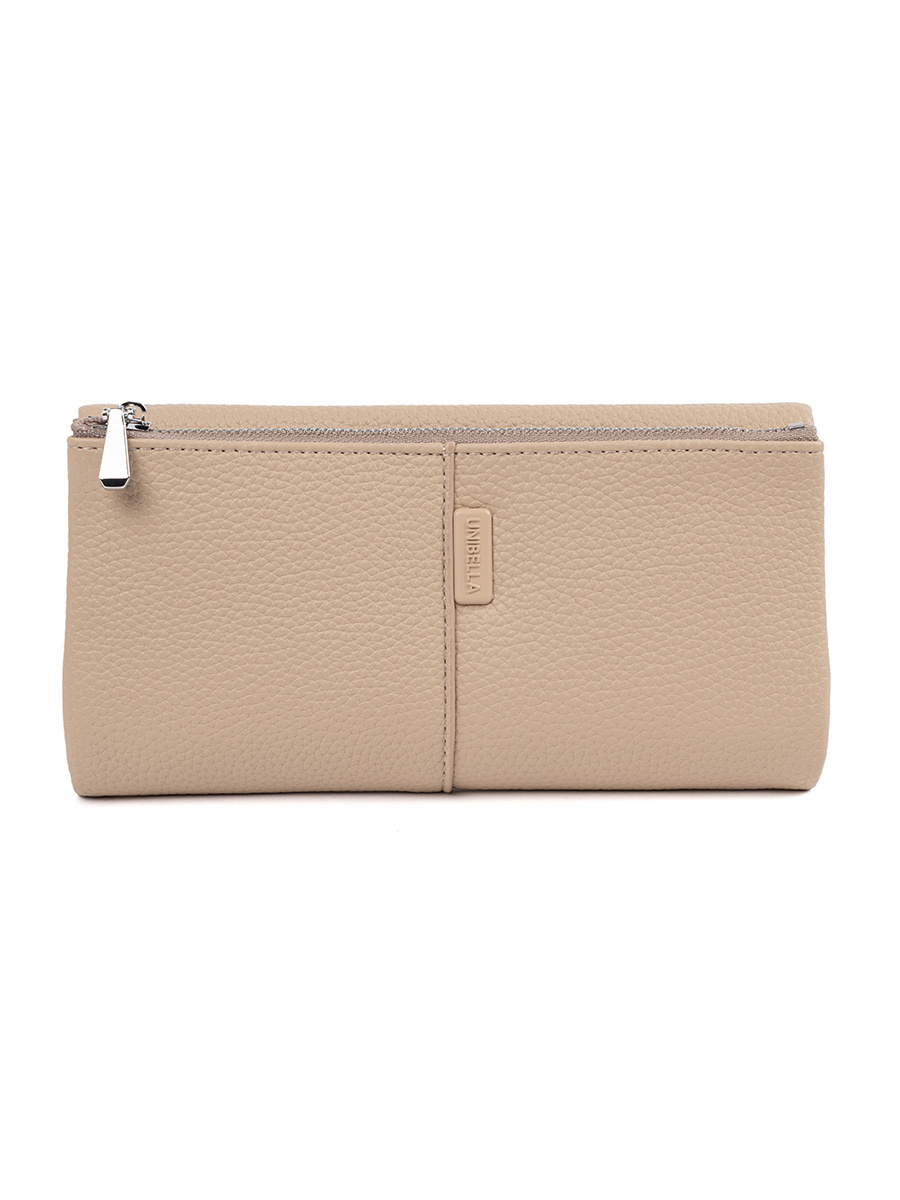 Shelvt Classic womens beige wallet