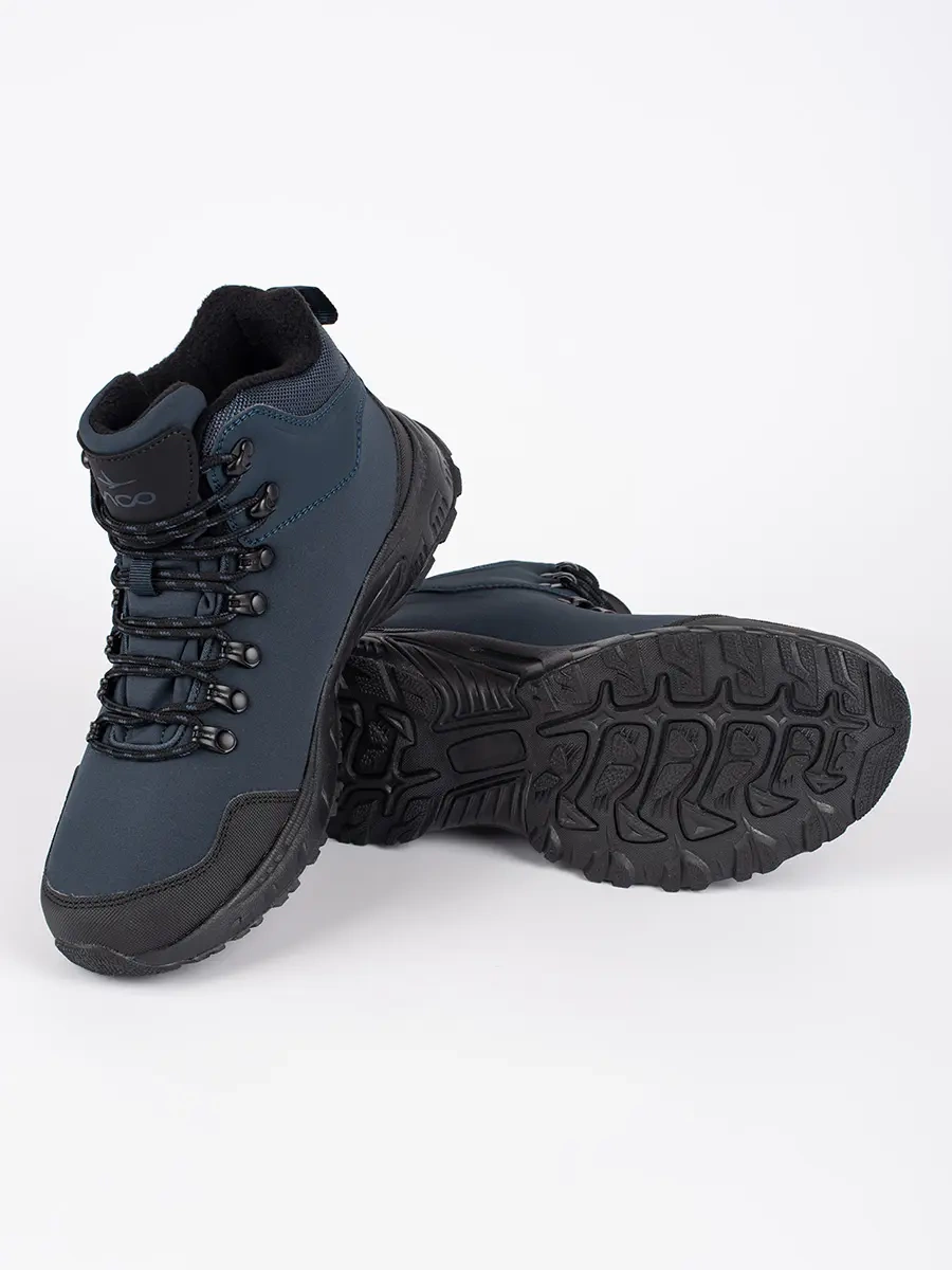 VICO Navy blue mens trekking high boots