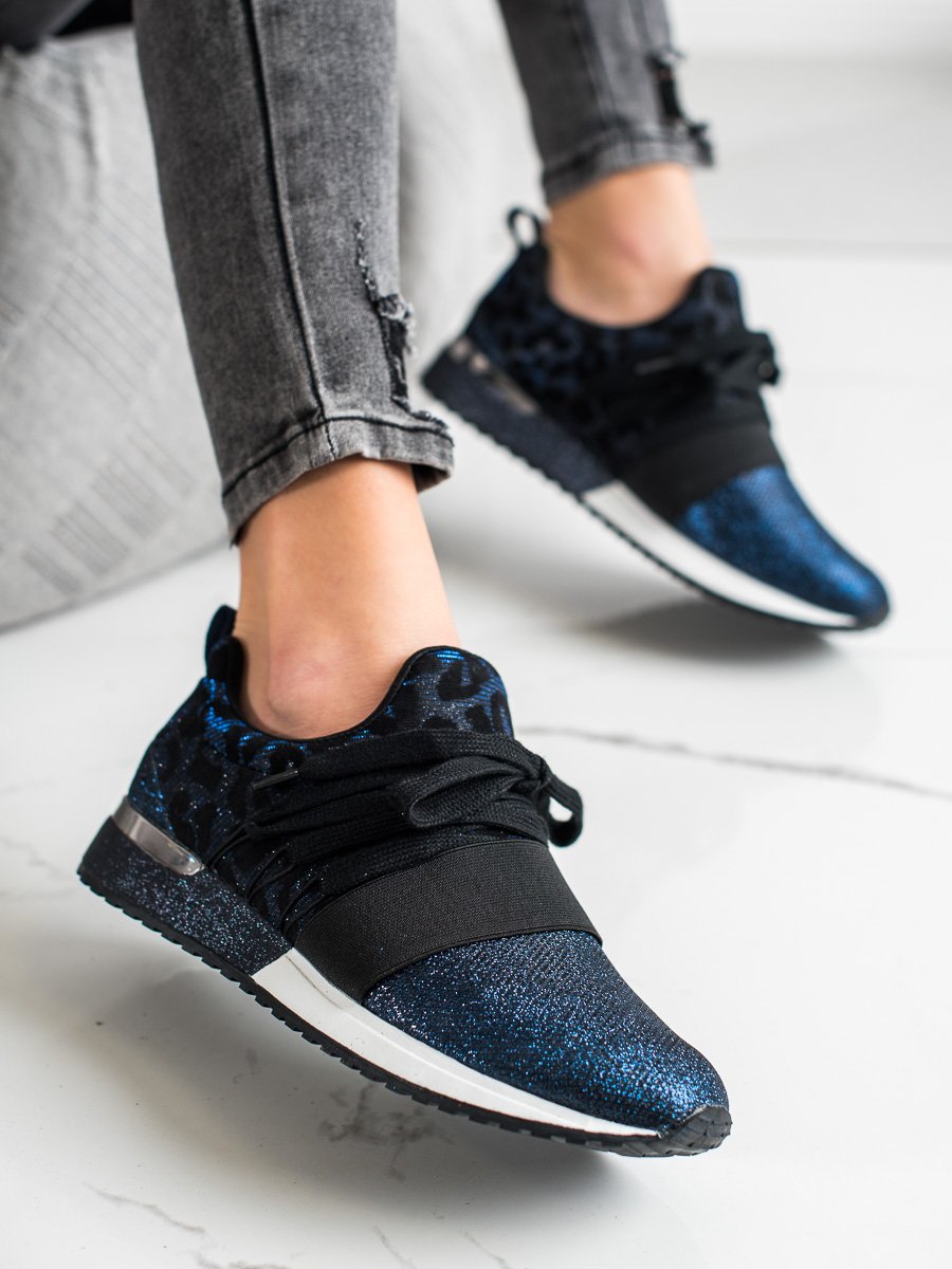 slazenger leopard print trainers