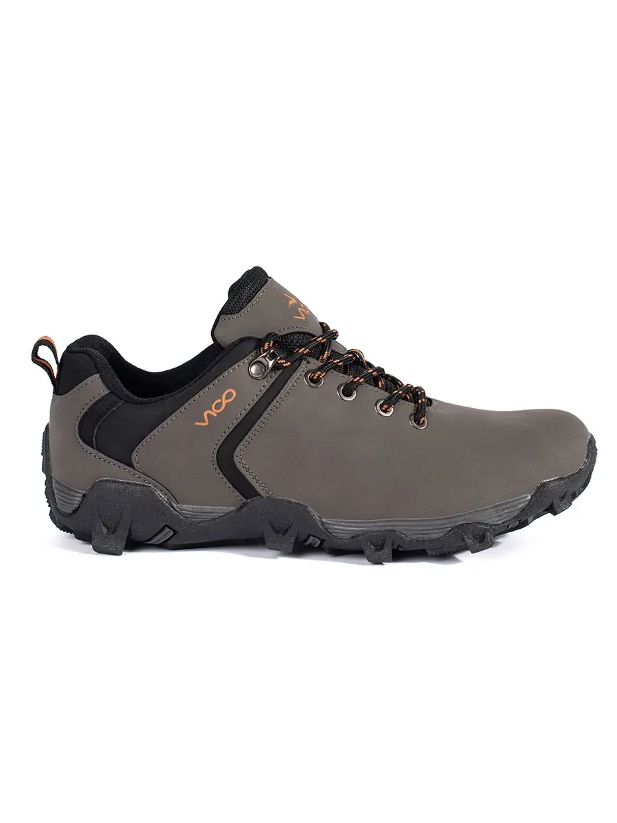 VICO Grey mens ankle trekking boots