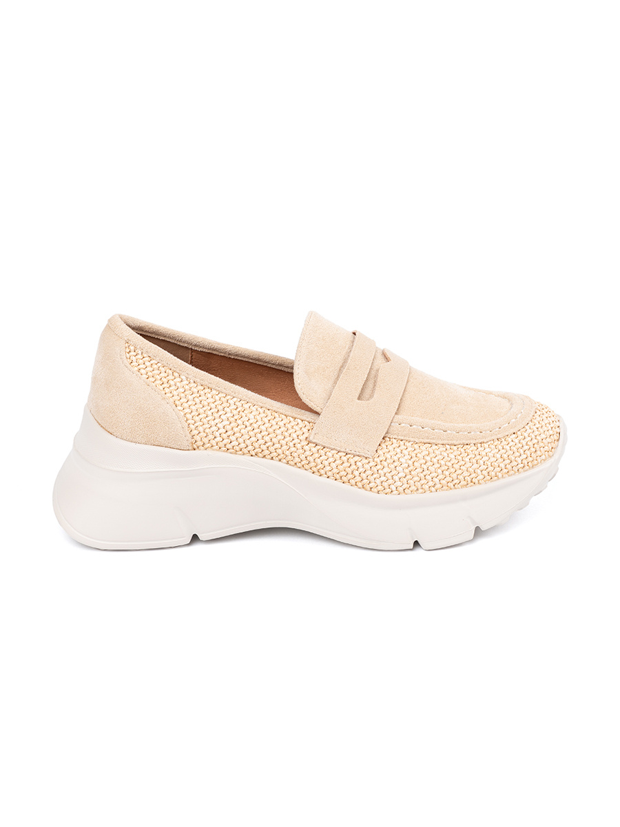 SEASTAR Light beige shoes with a thick sole