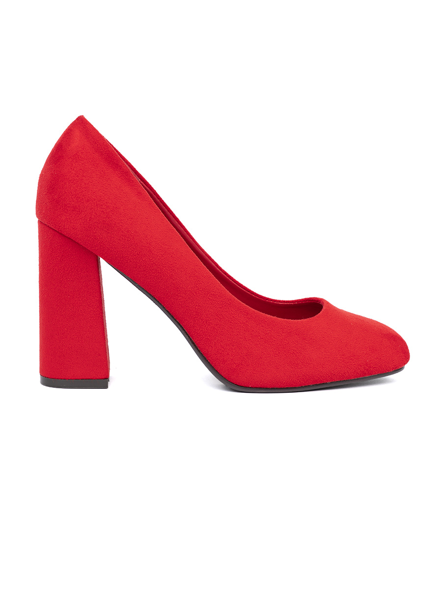 SEASTAR Classic red pumps with a rounded toe