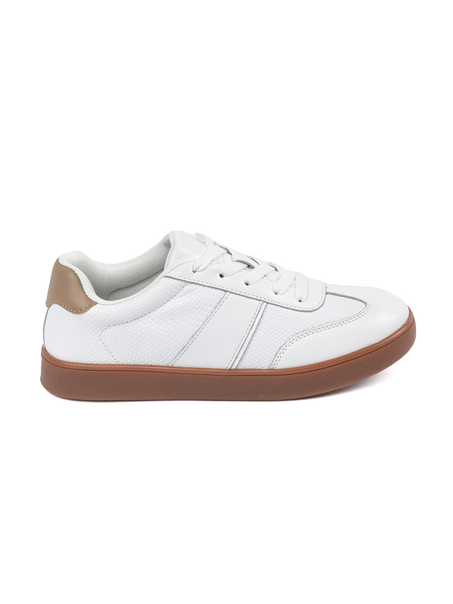 Suede white sneakers by Sergio Leone