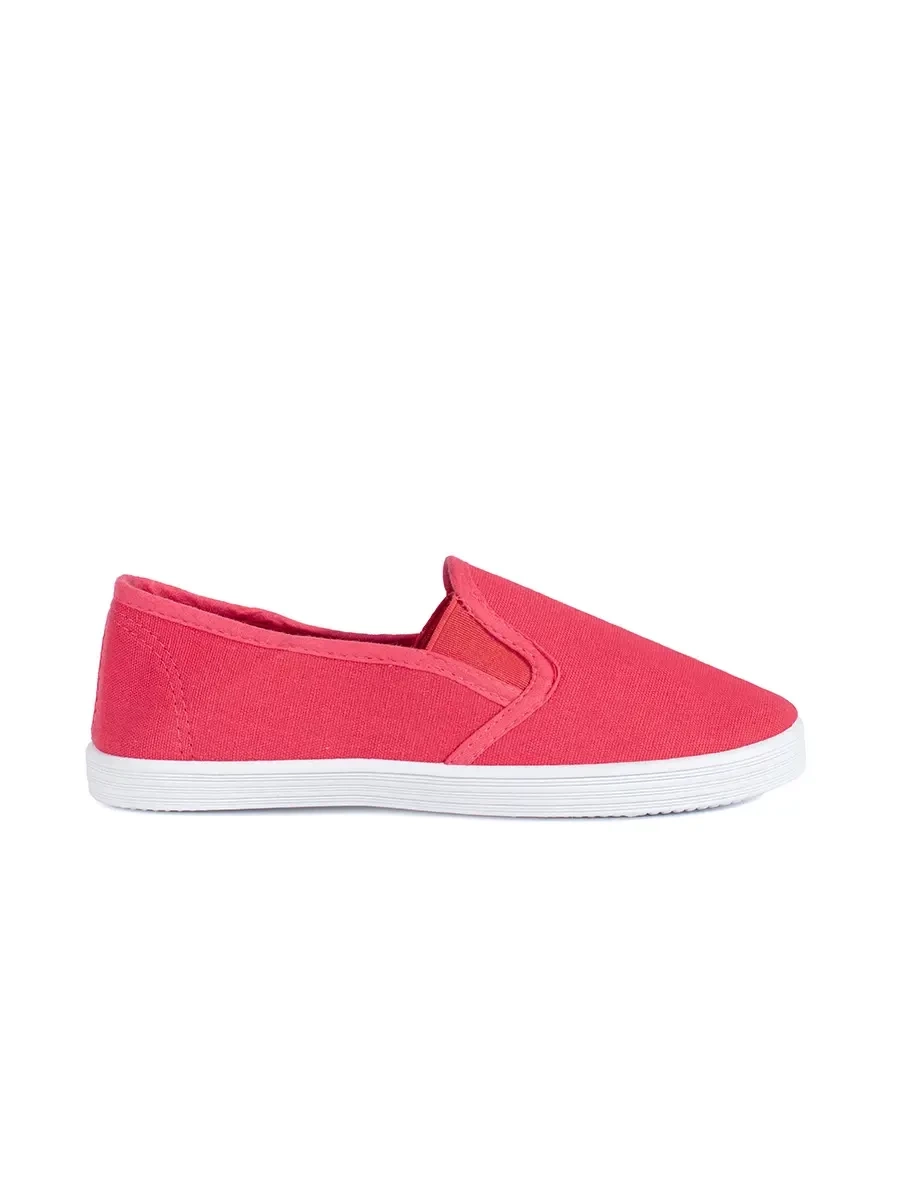 Shelvt Red slip-on sneakers for kids