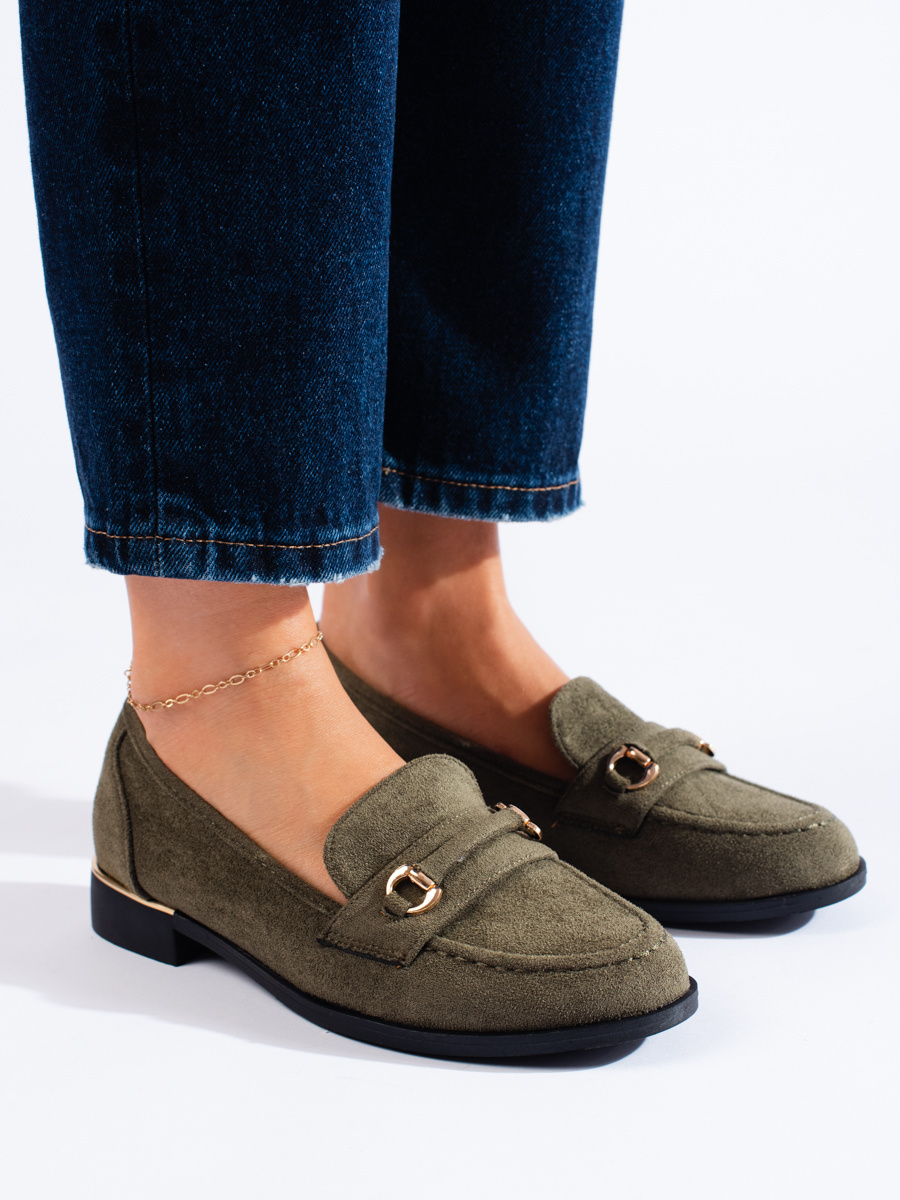 Suede Lords women green Shelvt