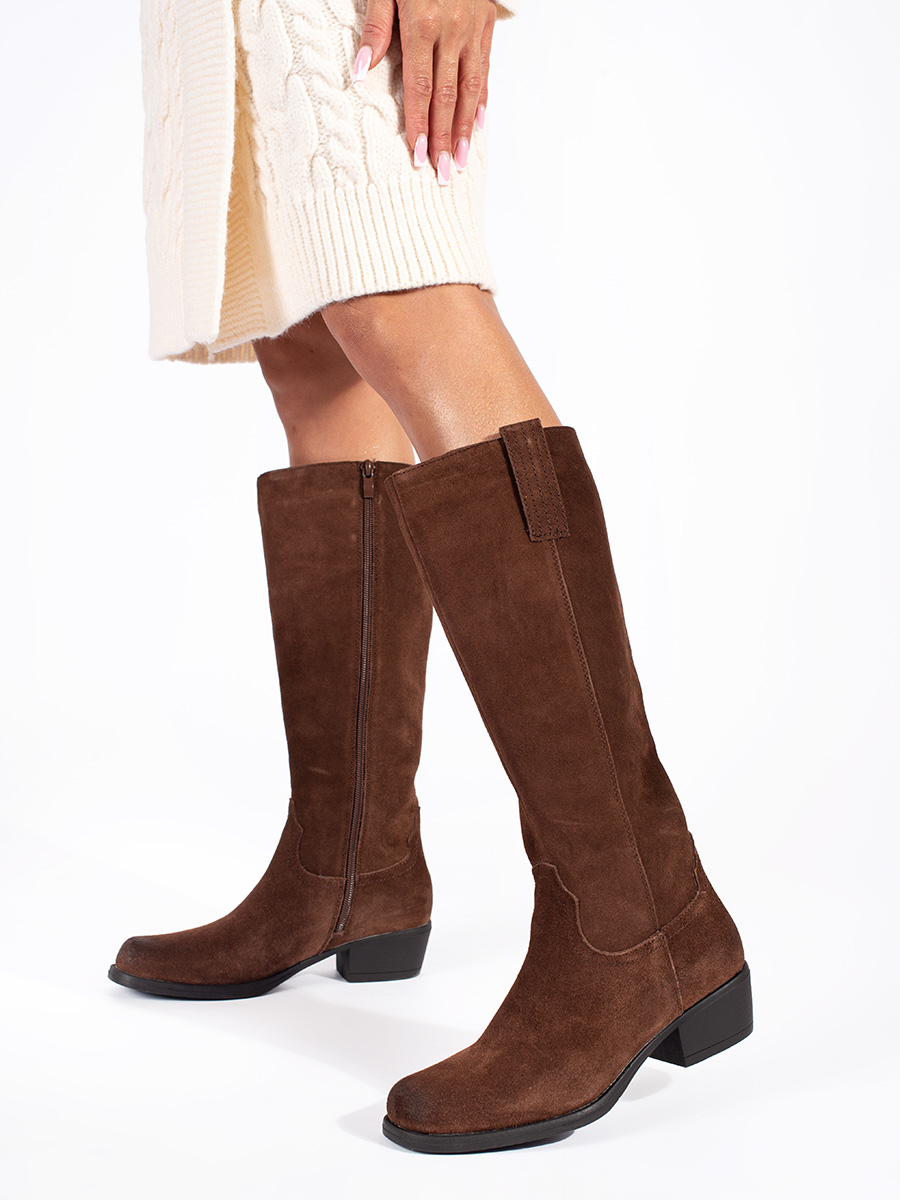 Brown womens insulated boots Sergio Leone