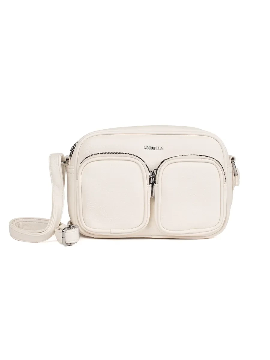 Shelvt Light beige small handbag with pockets